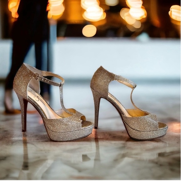 Gorgeous heels with Sparkling Mesh Texture. Stilettos Gorgeous Comfy Sexy Heels - Picture 9 of 17